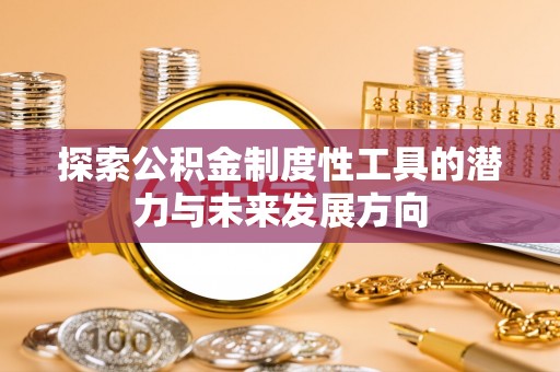 漾濞探索公积金制度性工具的潜力与未来发展方向