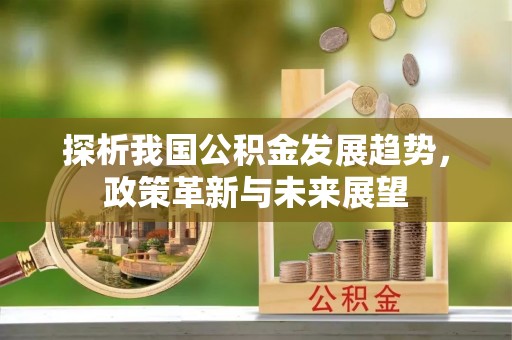 漾濞探析我国公积金发展趋势，政策革新与未来展望